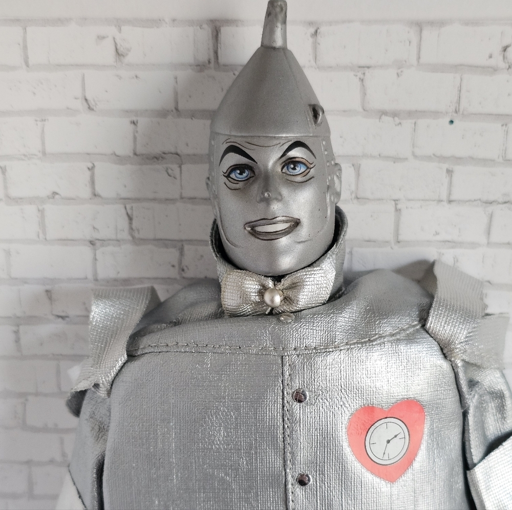 Barbie Collector Wizard of Oz Tin Man Doll Silver Costume Vintage Mattel
